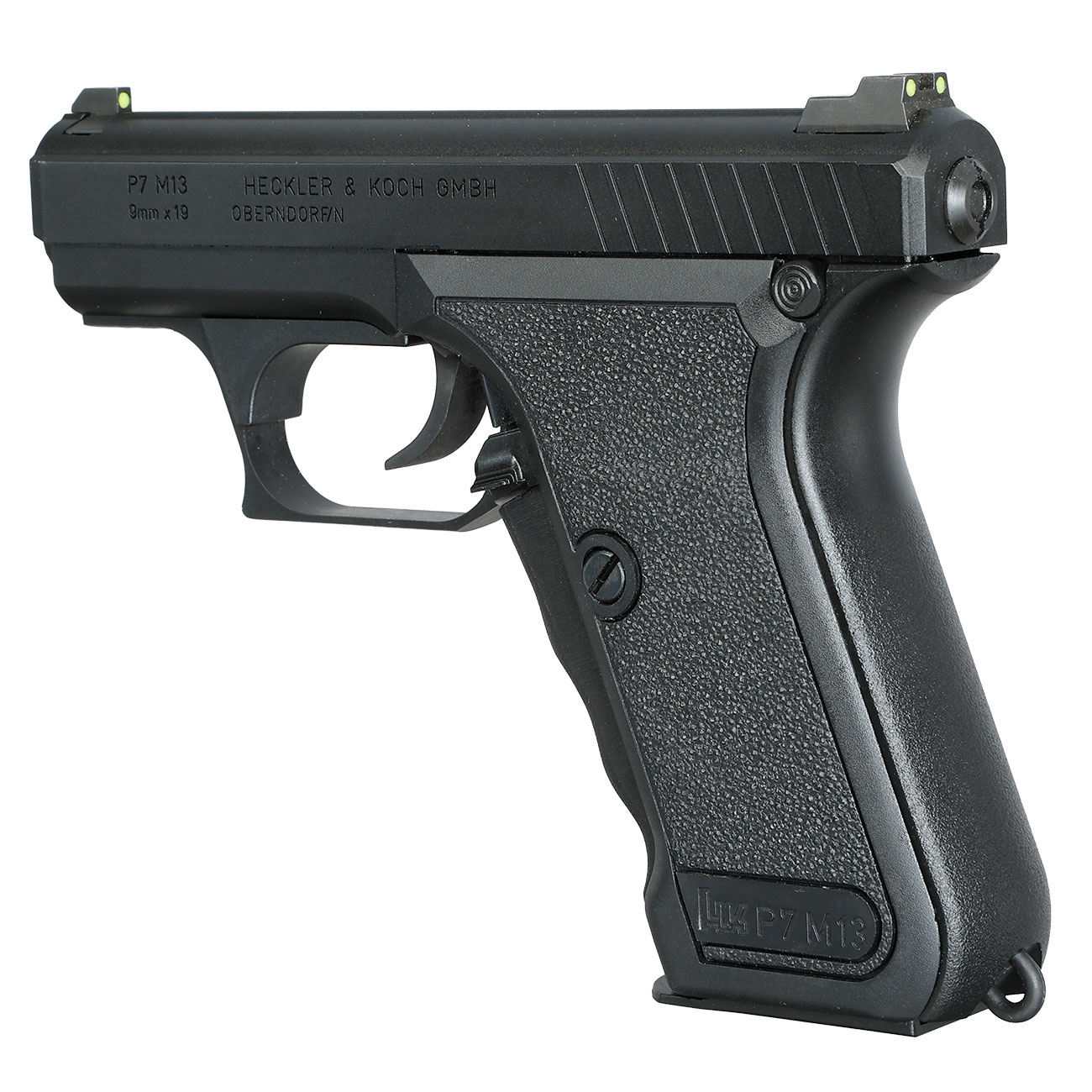 Heckler & Koch HK P7 M13 Airsoftpistole Vollmetall GBB 6mm BB schwarz Bild 10