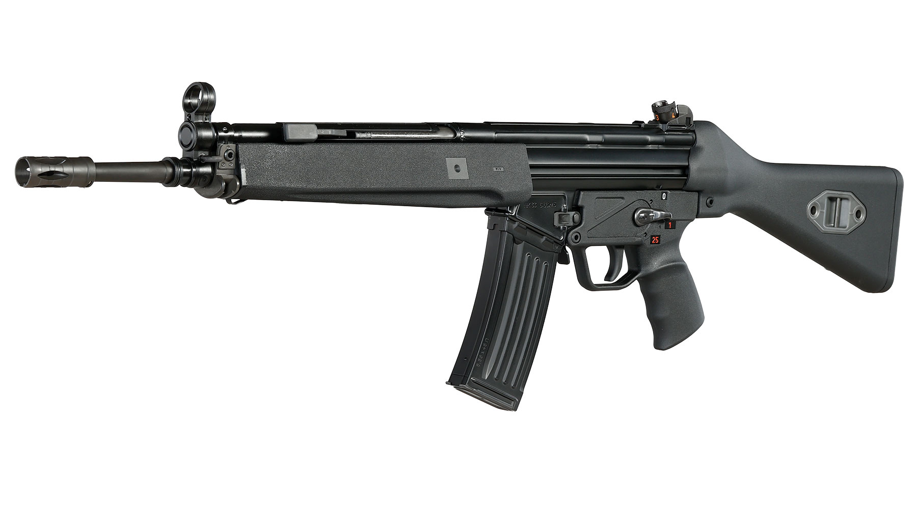 Heckler & Koch HK33 Vollmetall Airsoftgewehr Gas-Blow-Back 6mm BB schwarz