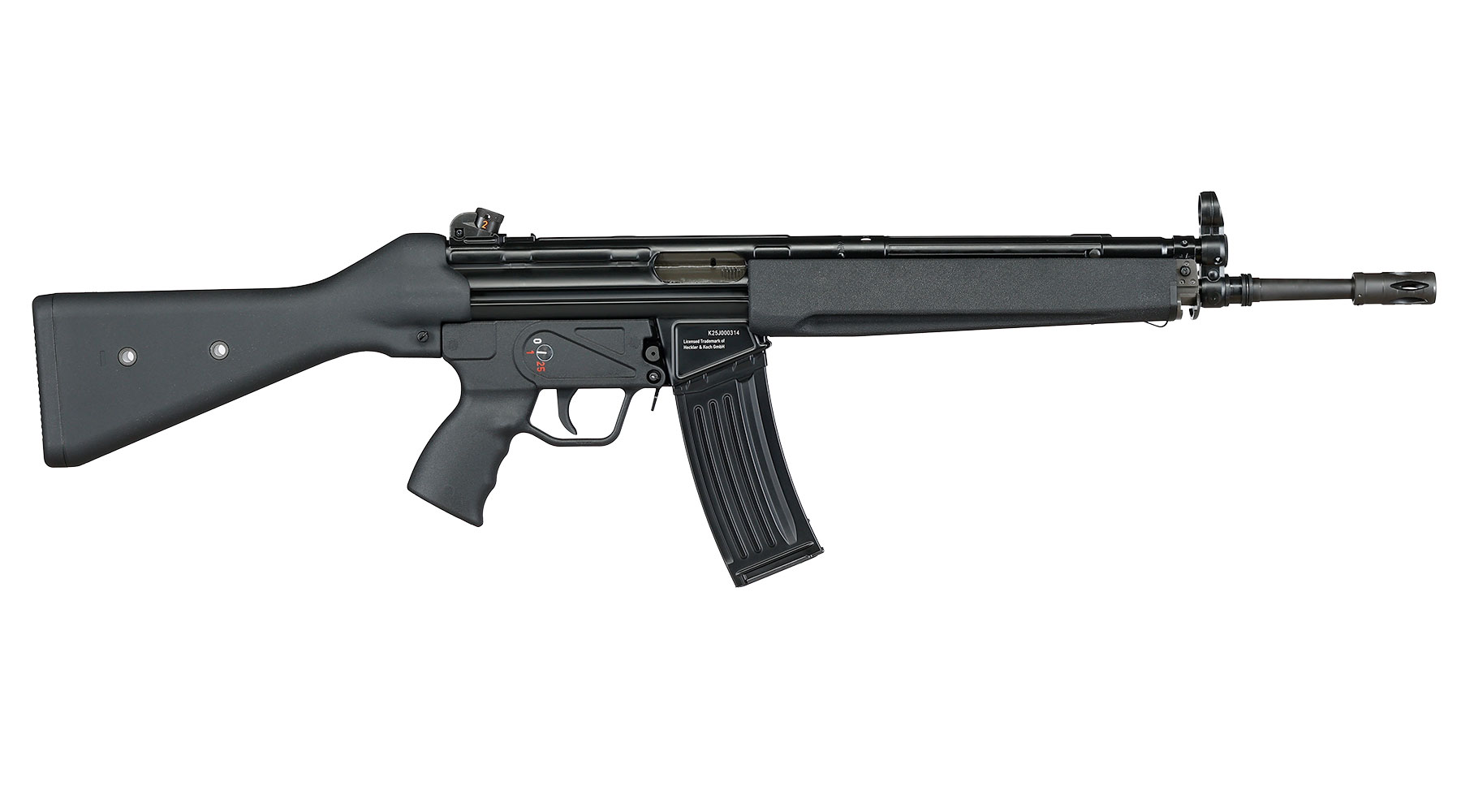 Heckler & Koch HK33 Vollmetall Airsoftgewehr Gas-Blow-Back 6mm BB schwarz Bild 2