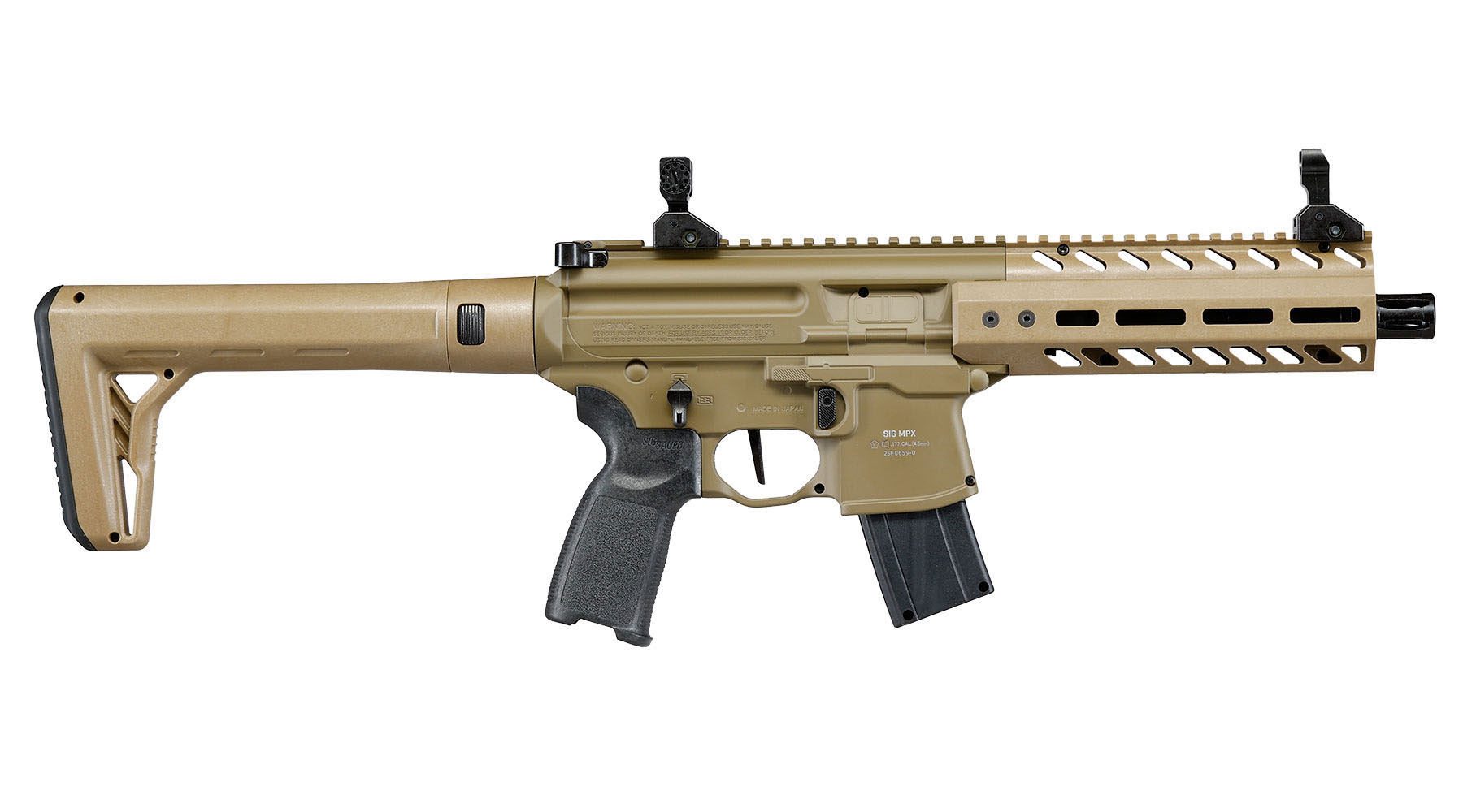 SIG Sauer MPX Gen 2 CO2 Luftgewehr 4,5 mm Diabolo Set inkl.&nbsp; 1000 Diabolos 4,5mm und 5x 88g CO2 Kapseln Bild 2