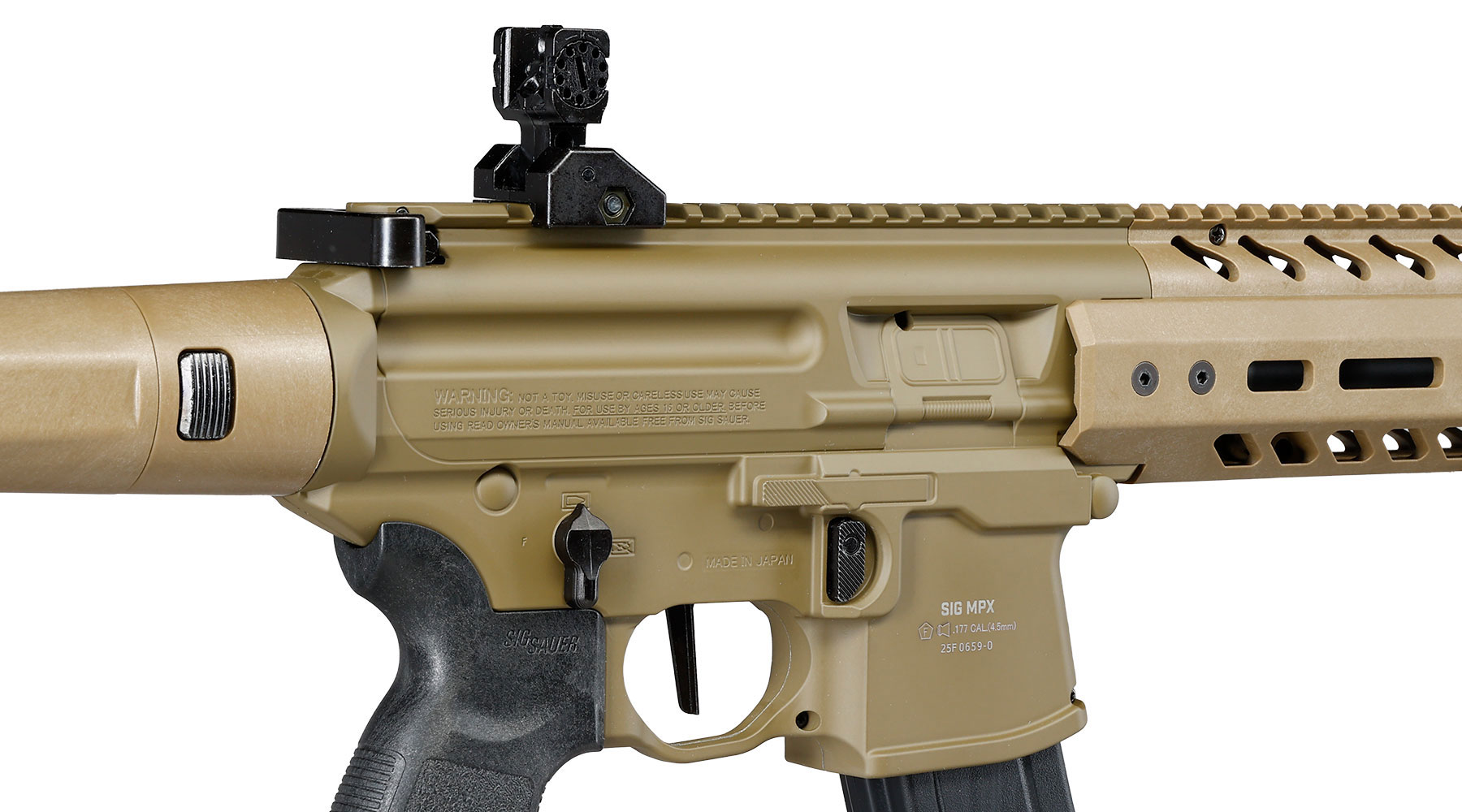 SIG Sauer MPX Gen 2 CO2 Luftgewehr 4,5 mm Diabolo Set inkl.  1000 Diabolos 4,5mm und 5x 88g CO2 Kapseln Bild 7