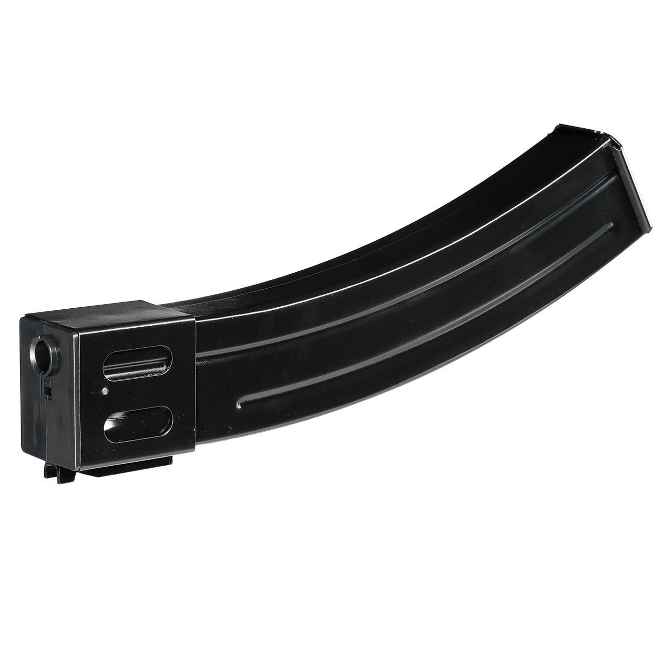 S&T Armament PPSh-41 Stahlblech Stangenmagazin Mid-Cap 120 Schuss schwarz