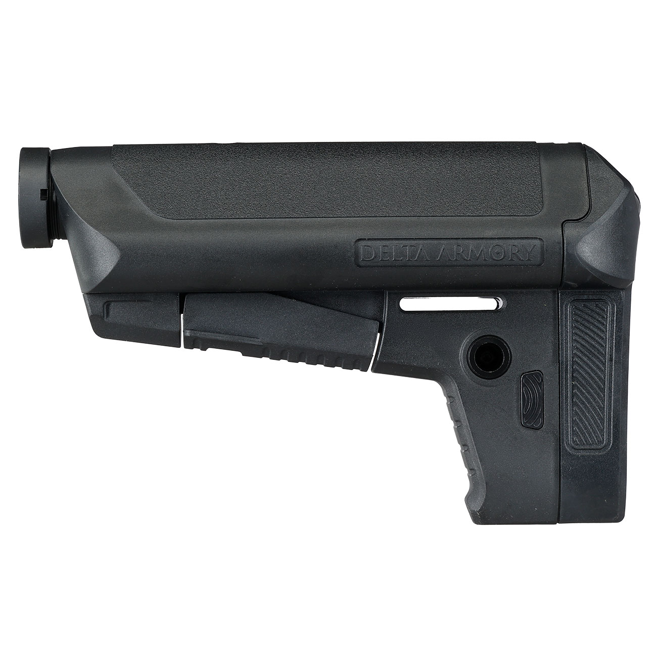 Delta Armory M4 / AR-15 SF Special Forces Polmer Ausziehschaft / Retractable Stock f. M4 Stock-Tubes schwarz Bild 4