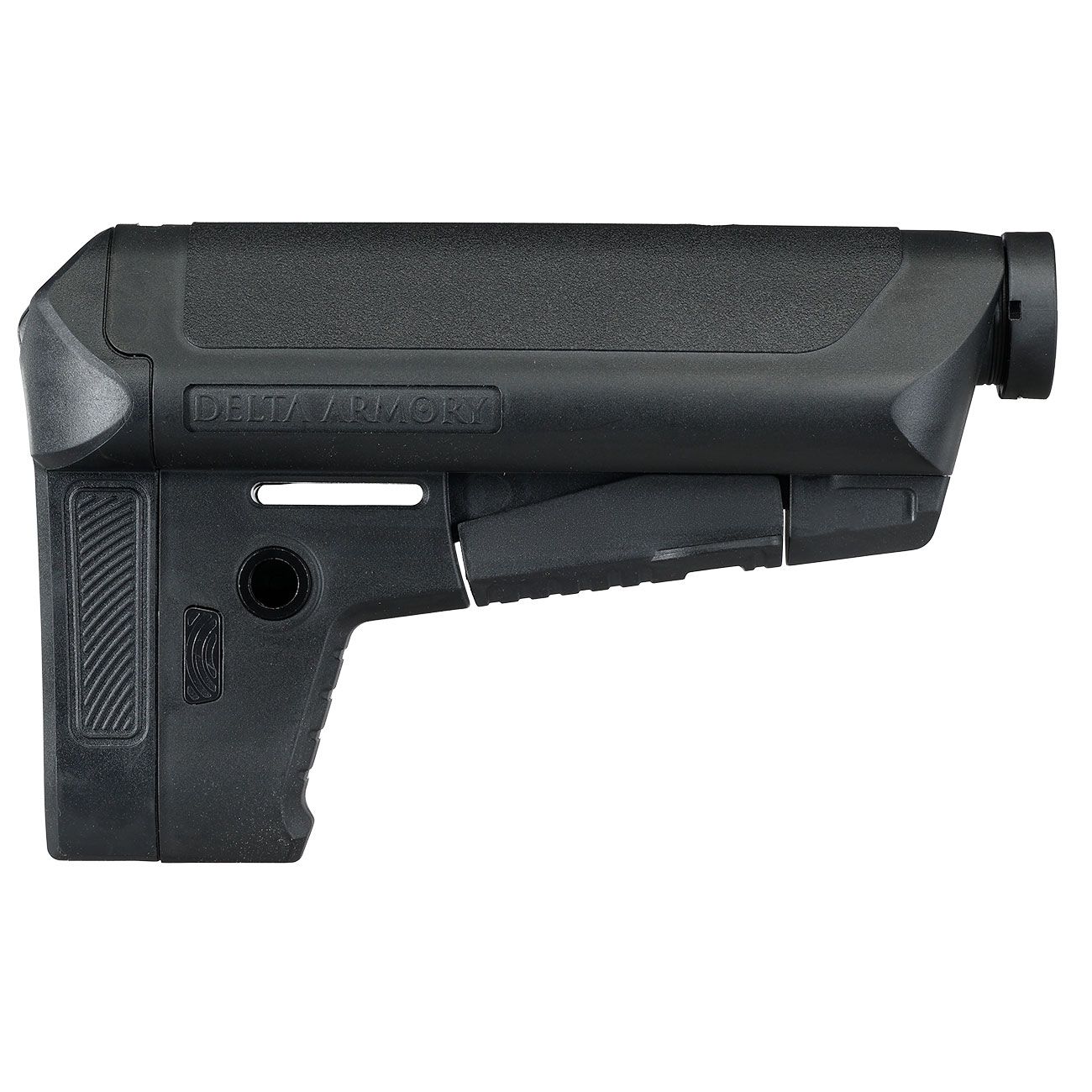 Delta Armory M4 / AR-15 SF Special Forces Polmer Ausziehschaft / Retractable Stock f. M4 Stock-Tubes schwarz Bild 5