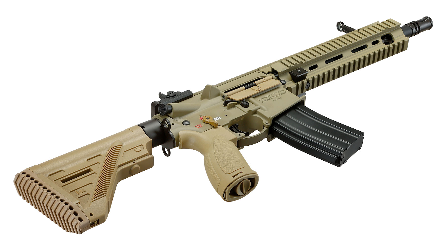 Heckler & Koch HK416 A5 Sportsline EyeTrace Airsoft ECU-Mosfet S-AEG 6mm BB gr�nbraun Bild 5