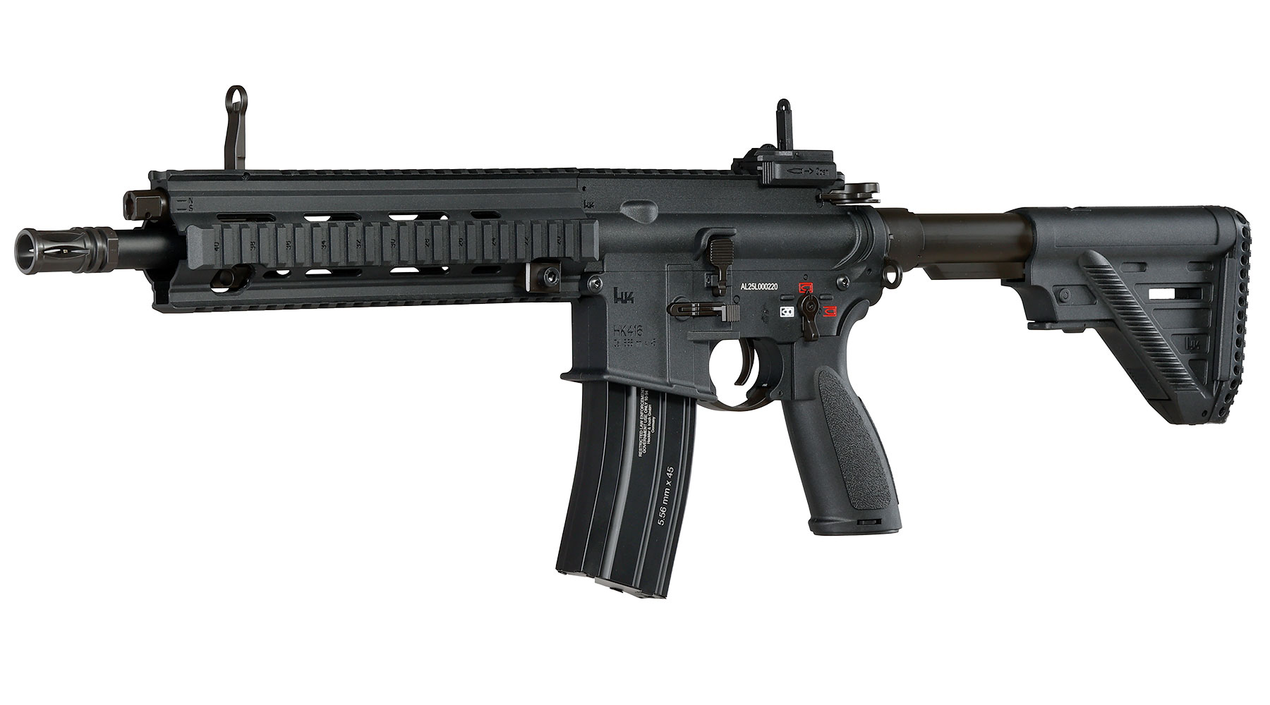 Heckler & Koch HK416 A5 Sportsline EyeTrace Airsoft ECU-Mosfet S-AEG 6mm BB schwarz