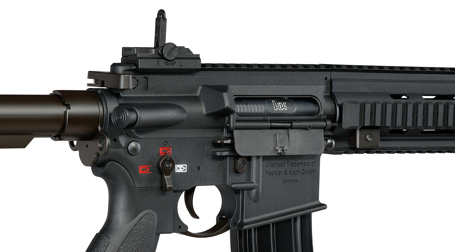 Heckler & Koch HK416 A5 Sportsline EyeTrace Airsoft ECU-Mosfet S-AEG 6mm BB schwarz Bild 9