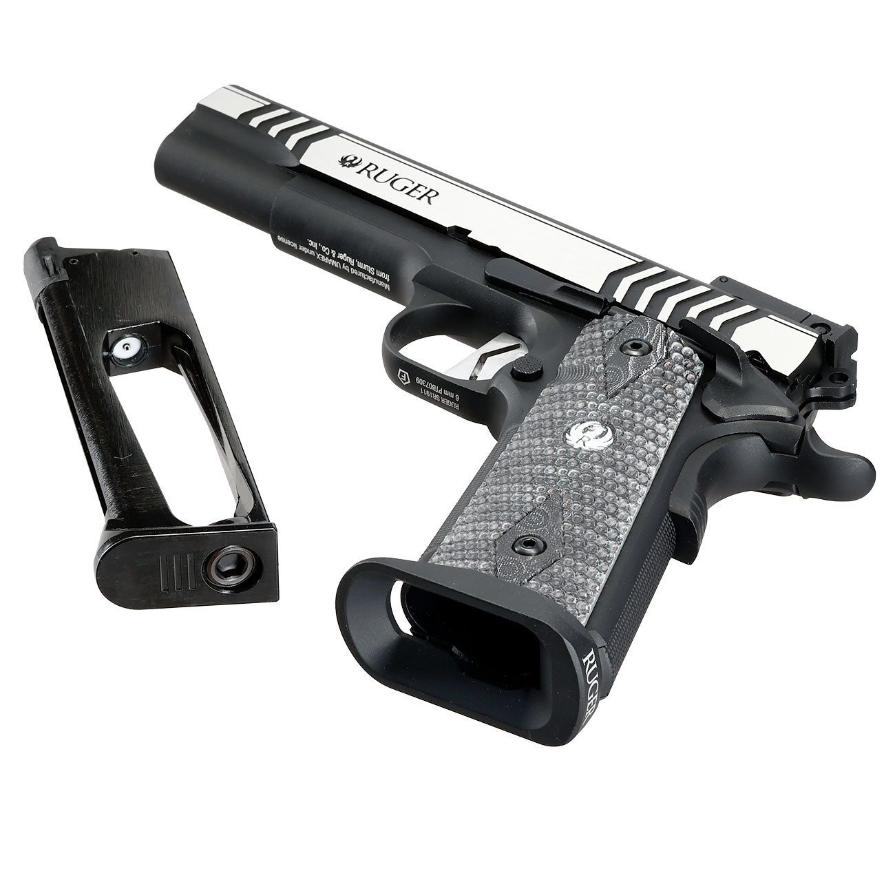 Ruger SR1911 Competition Vollmetall CO2 BlowBack 6mm BB Two-Tone Finish Bild 7