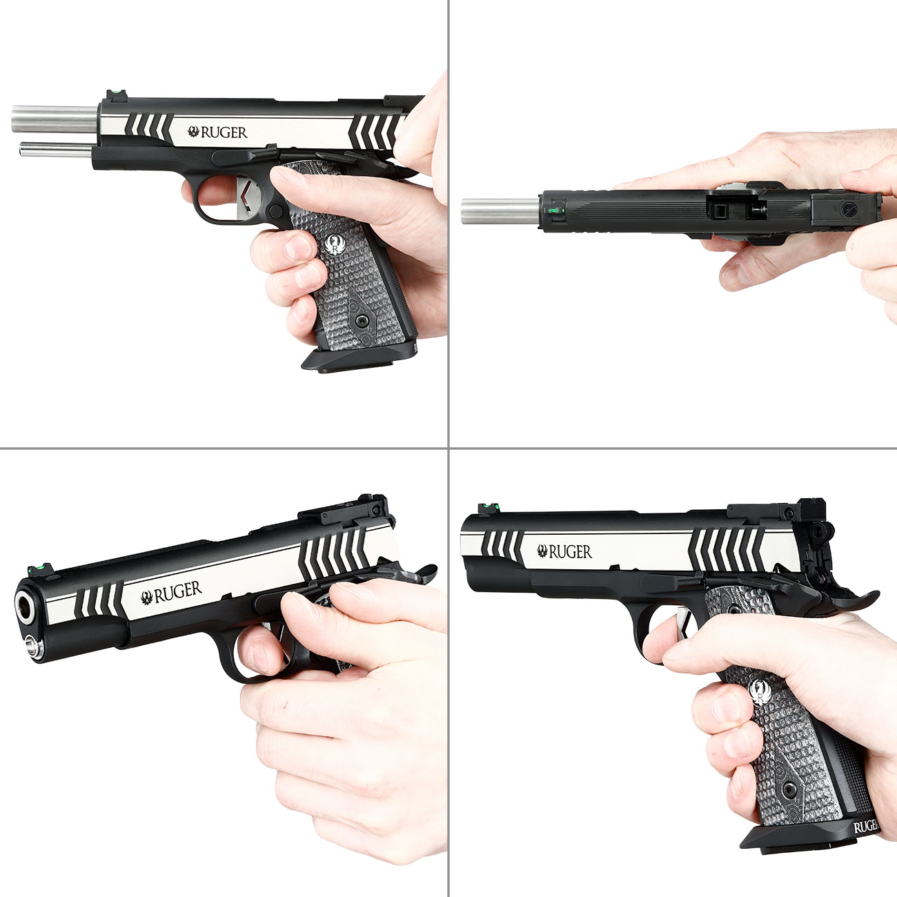 Ruger SR1911 Competition Vollmetall CO2 BlowBack 6mm BB Two-Tone Finish Bild 8