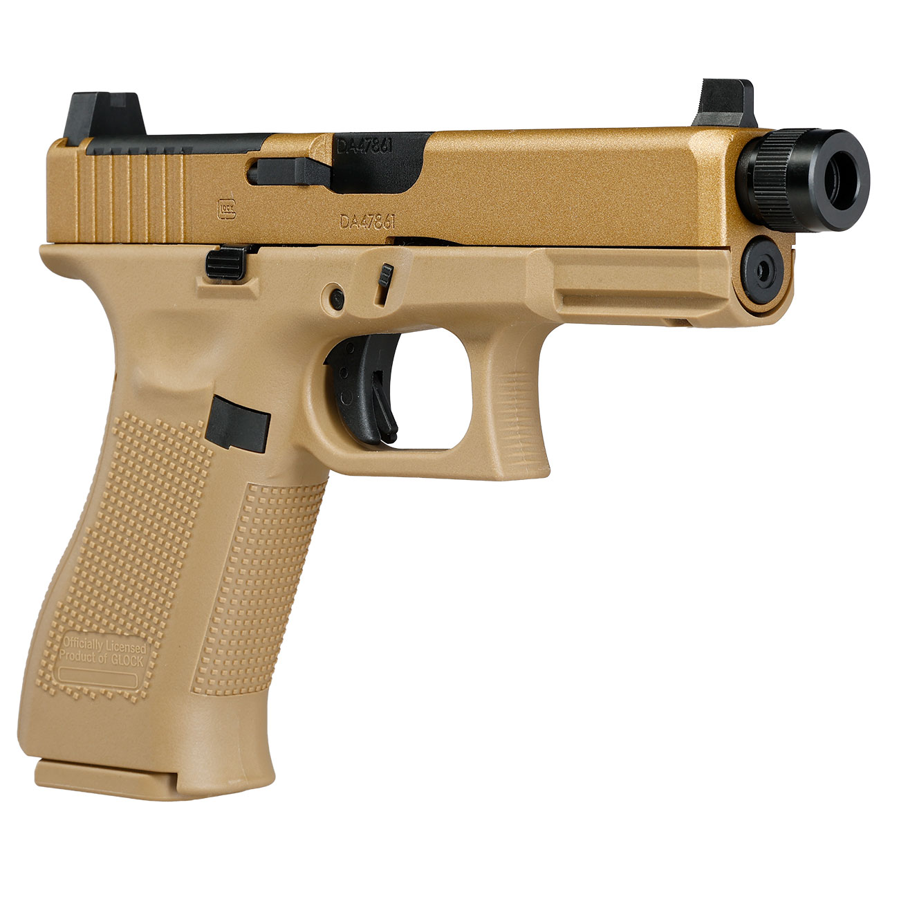 Glock 19X MOS Airsoft mit Metallschlitten CO2 BlowBack 6mm BB coyote Bild 9