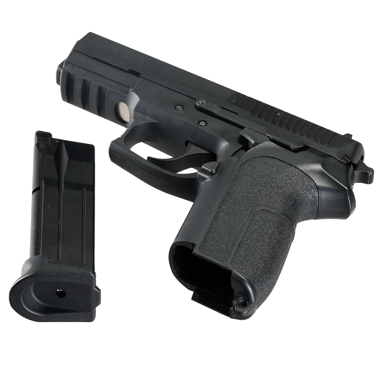 Cybergun / AWC Swiss Arms MILE mit Metallschlitten GBB 6mm BB schwarz Bild 7