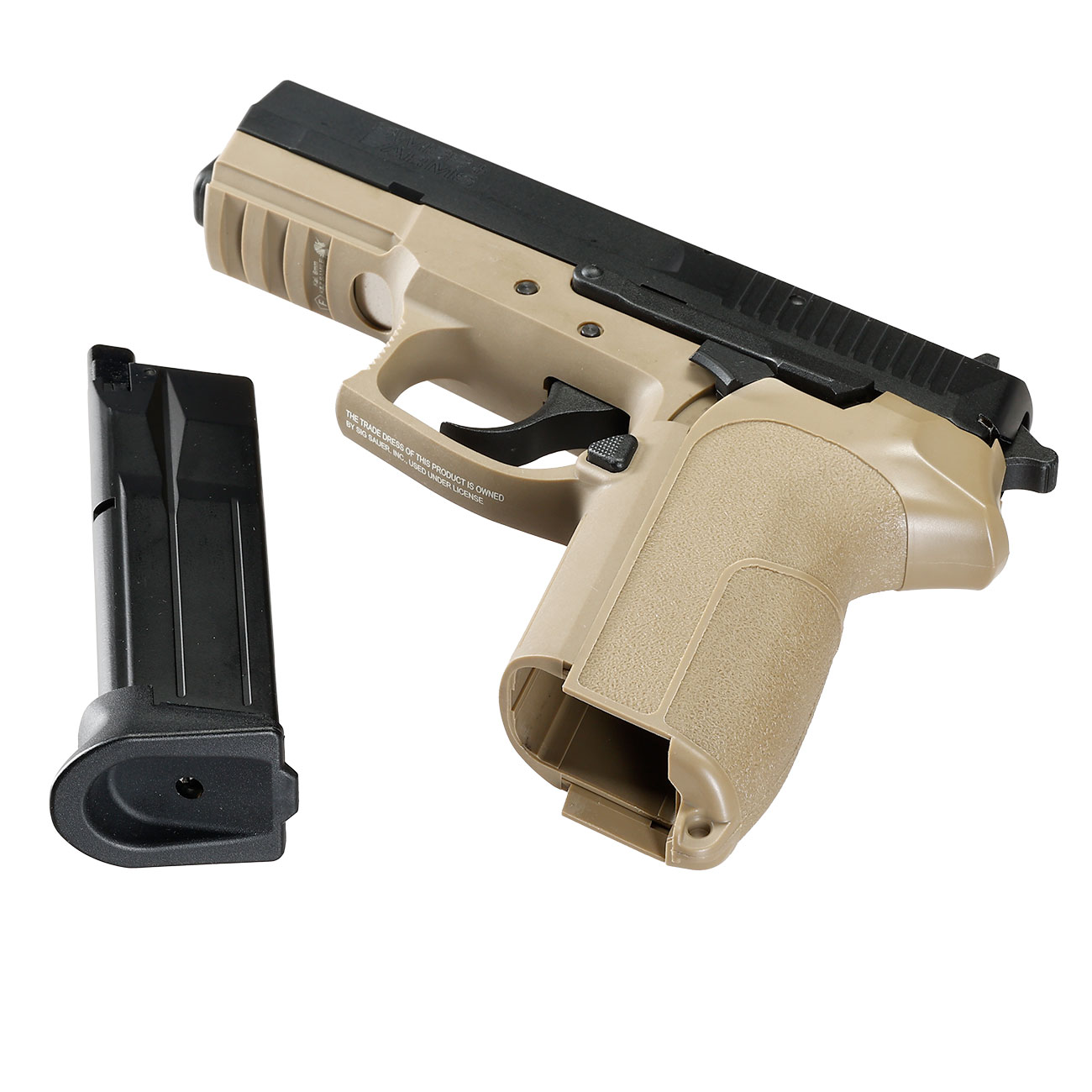 Cybergun / AWC Swiss Arms MILE mit Metallschlitten GBB 6mm BB Dualtone Bild 7