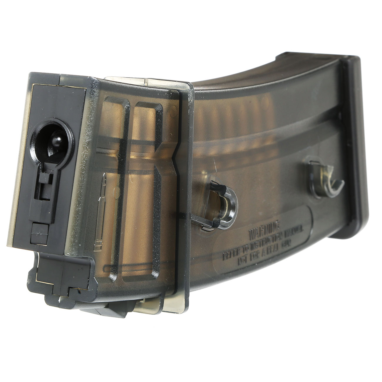 SRC G36 Magazin Low-Cap 50 Schuss rauch-transparent