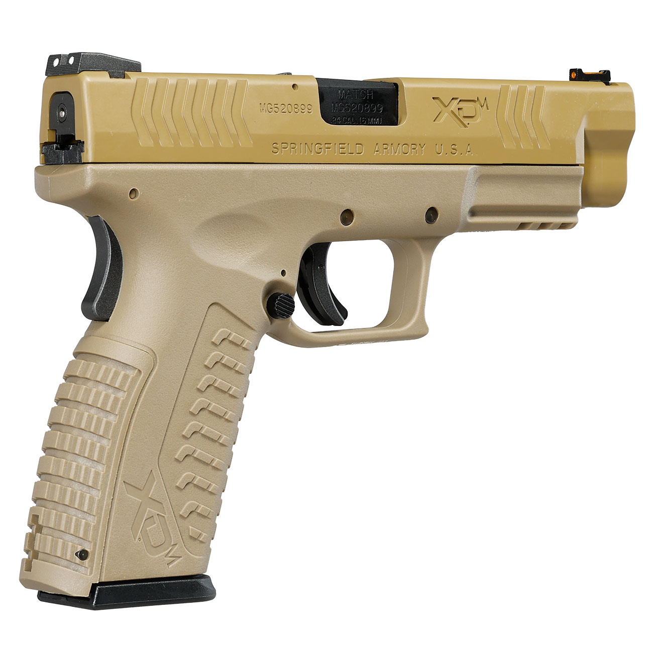 Wei-ETech Springfield Armory XDM 4.5 mit Metallschlitten GBB 6mm BB Flat Dark Earth Bild 6