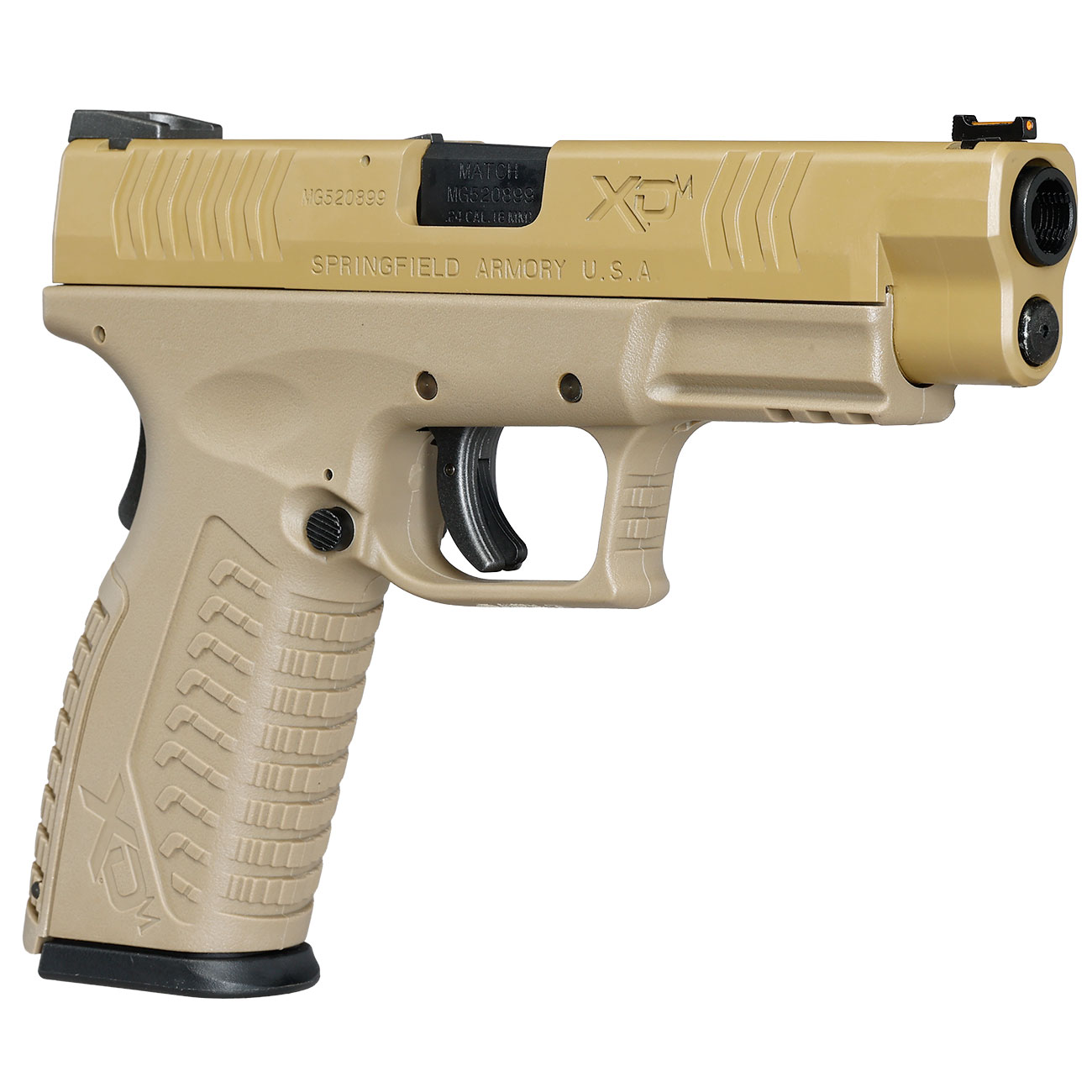 Wei-ETech Springfield Armory XDM 4.5 mit Metallschlitten GBB 6mm BB Flat Dark Earth Bild 9