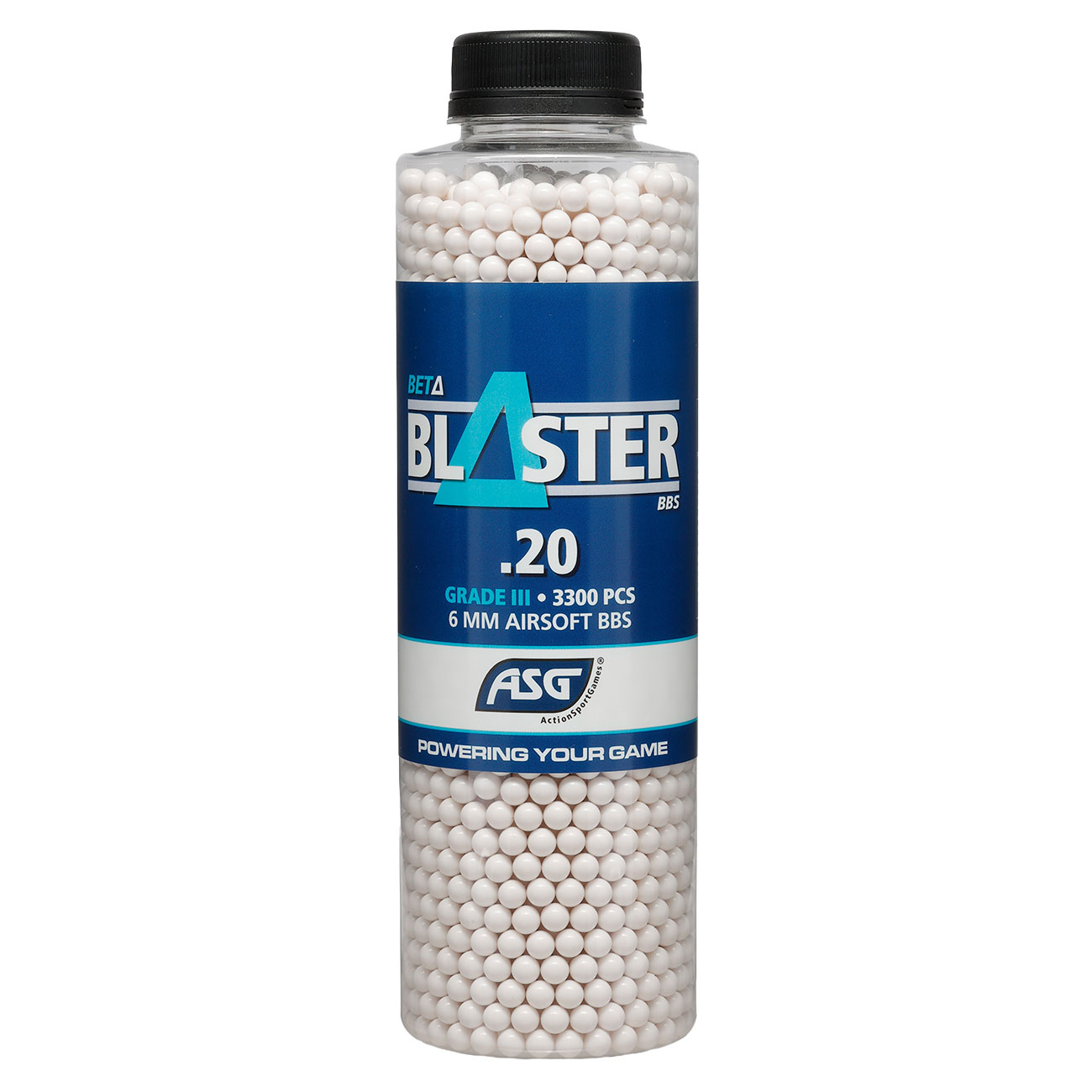 ASG Beta Blaster Grade III Precision BBs 0,20g 3.300er Flasche weiss