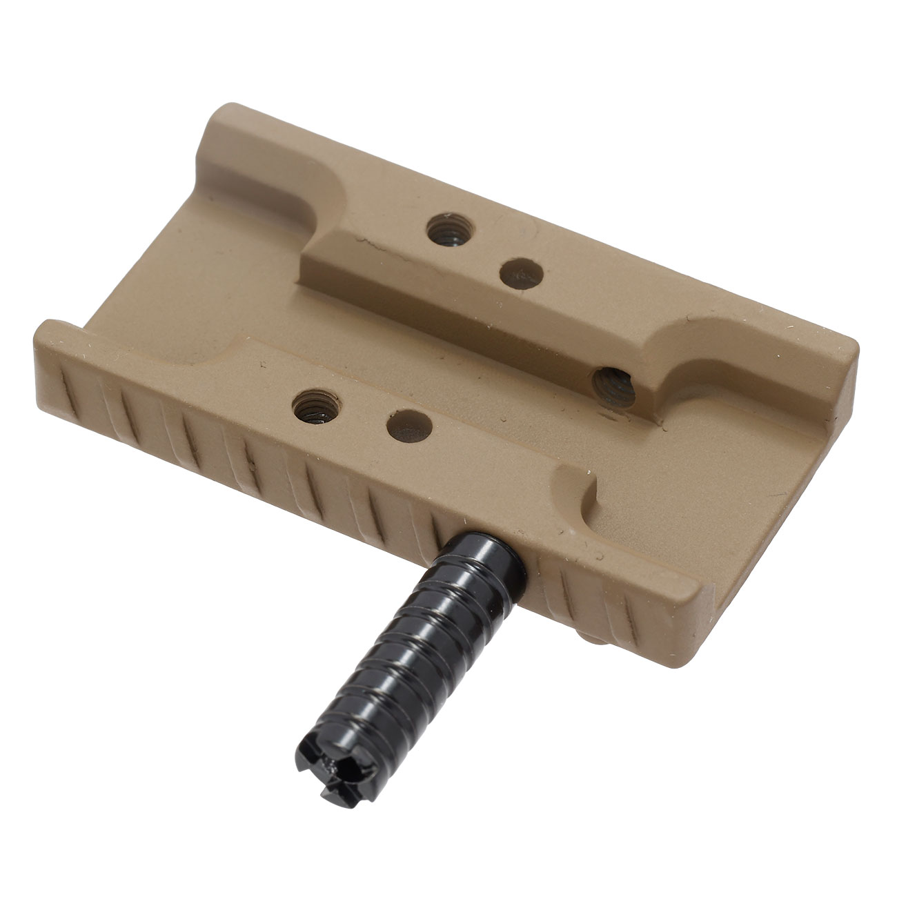 Cybergun / AWC CNC Aluminium RMR / Docter Direkthalterung f. AWC CANiK TP9 / SFX GBB Pistolen Flat Dark Earth Bild 3