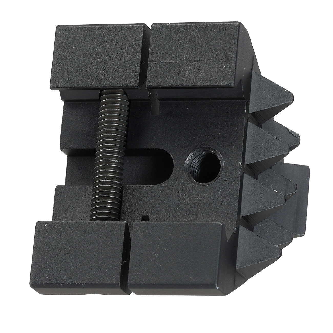 5KU Aluminium Rear Hook Hand Stop f�r 20 - 22mm Schienen schwarz Bild 6