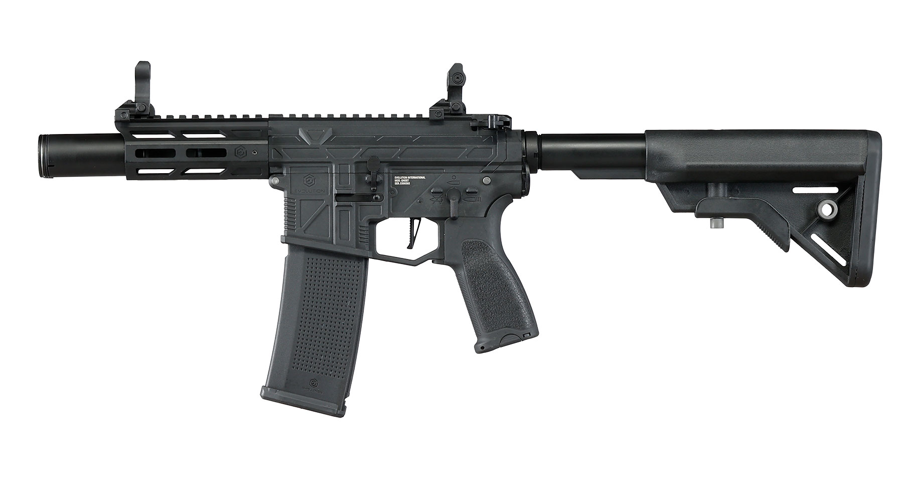 Evolution M4 Ghost XS EMR A Carbontech AEG 6mm BB schwarz - Komplettset Bild 1