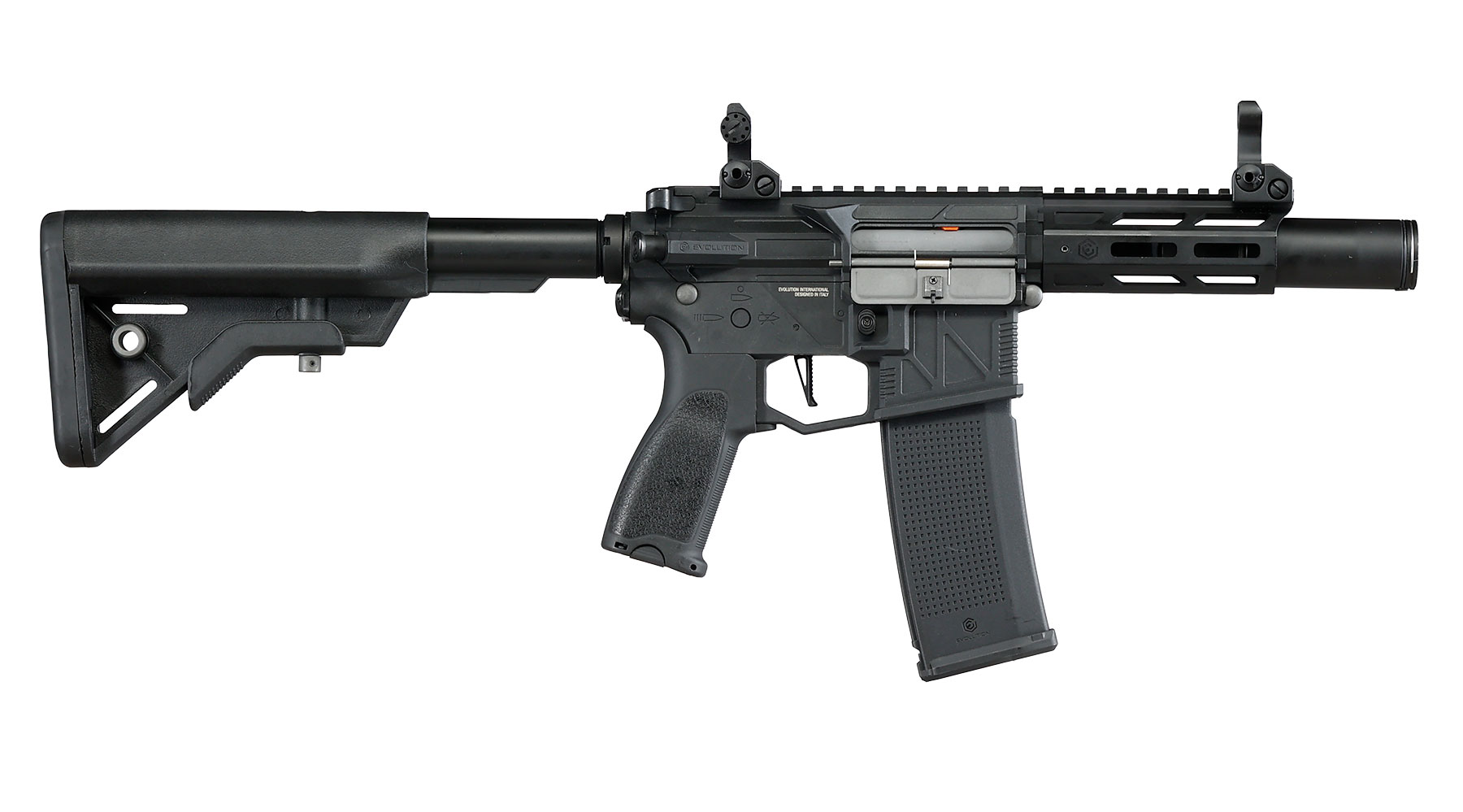 Evolution M4 Ghost XS EMR A Carbontech AEG 6mm BB schwarz - Komplettset Bild 3