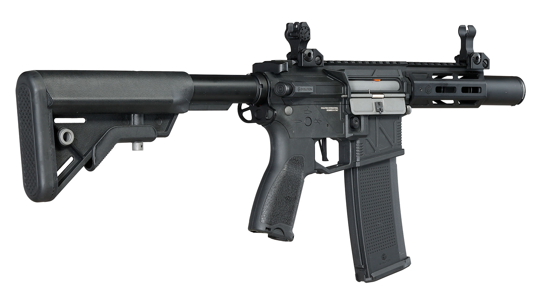 Evolution M4 Ghost XS EMR A Carbontech AEG 6mm BB schwarz - Komplettset Bild 4