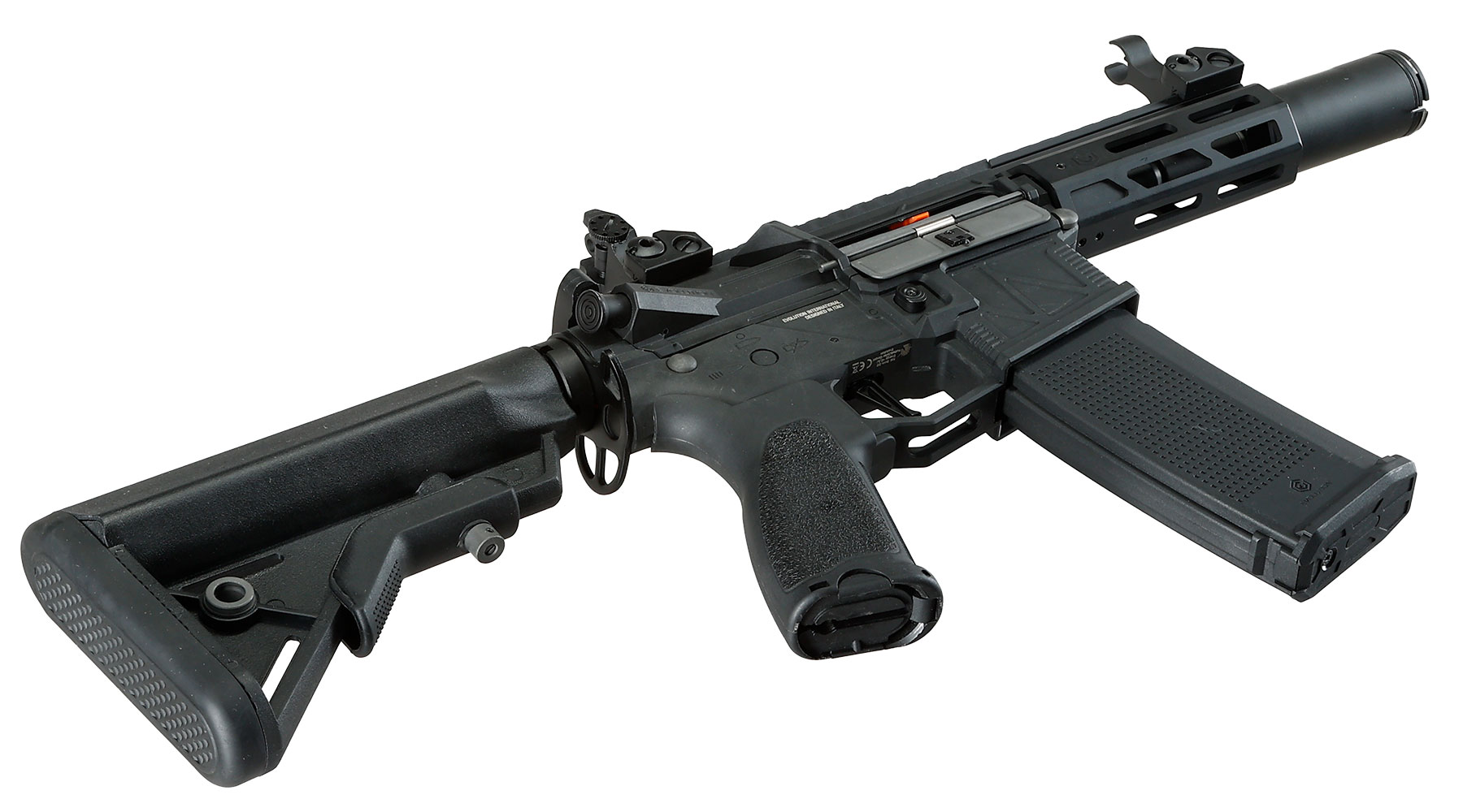 Evolution M4 Ghost XS EMR A Carbontech AEG 6mm BB schwarz - Komplettset Bild 5