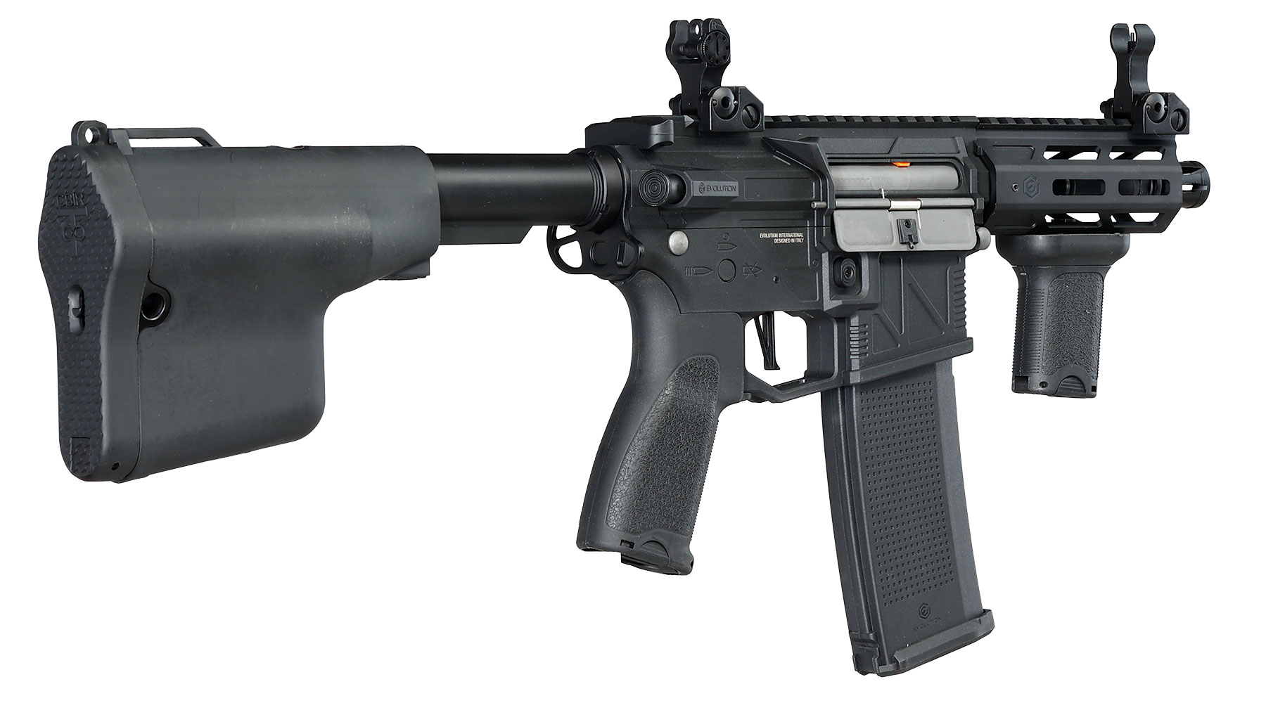 Evolution M4 Ghost XS EMR AX Carbontech AEG 6mm BB schwarz - Komplettset Bild 4