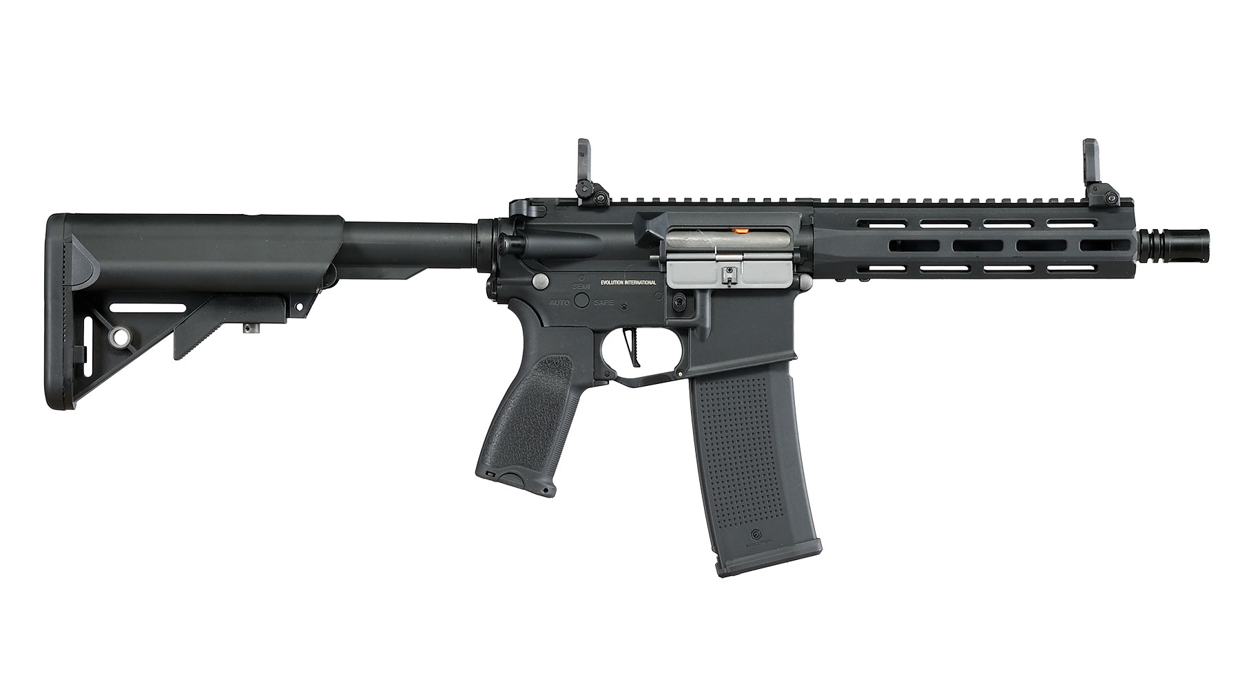 Evolution Airsoft M4 Recon S 10 Zoll Carbontech AEG 6mm BB schwarz Bild 3