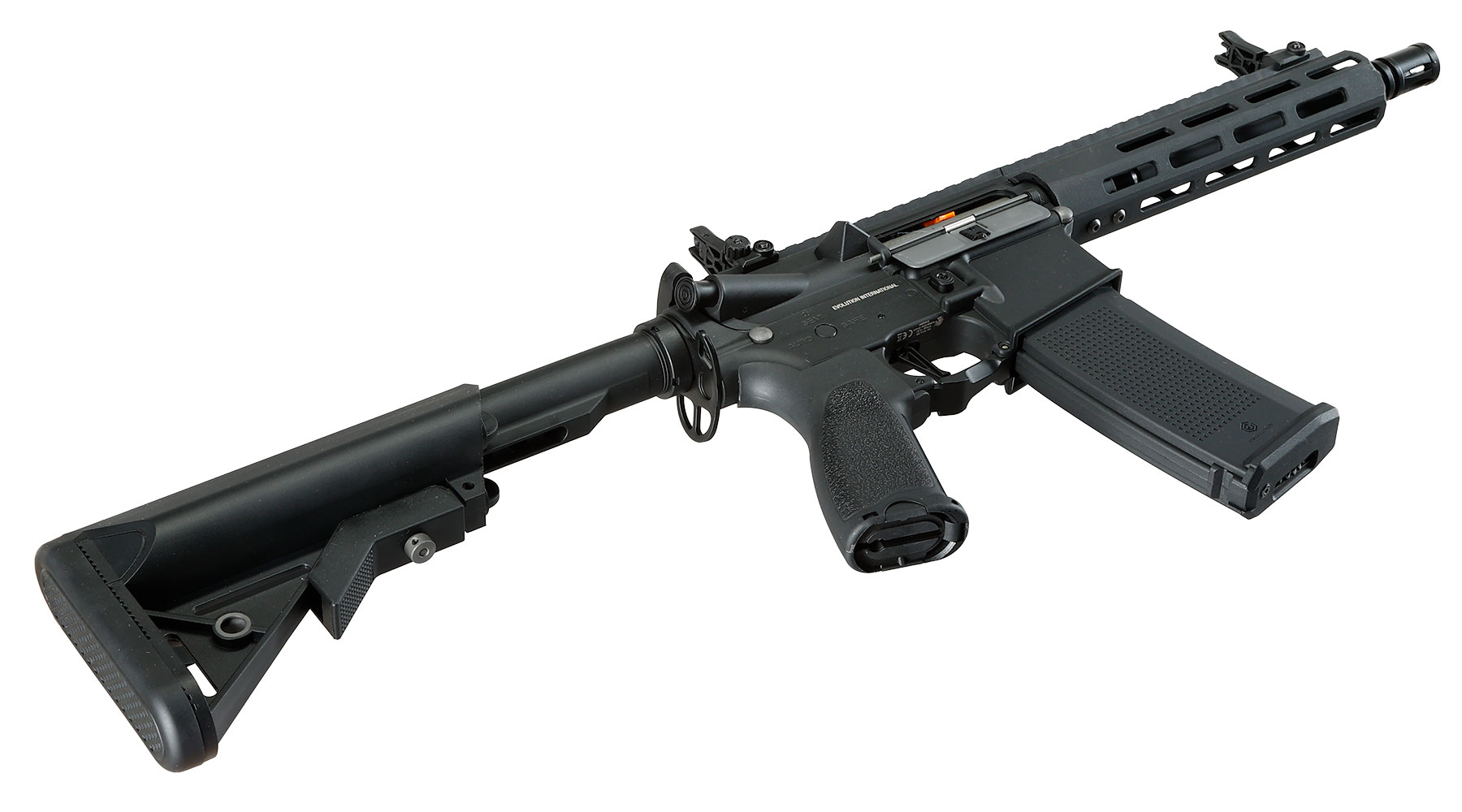 Evolution Airsoft M4 Recon S 10 Zoll Carbontech AEG 6mm BB schwarz Bild 6