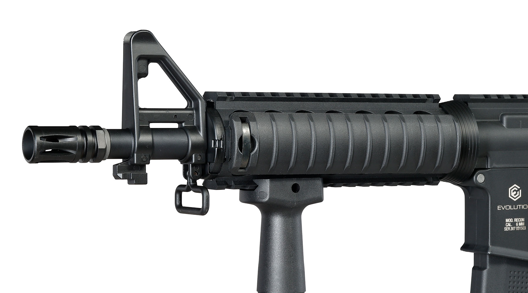Evolution Airsoft M4 Recon S MK18 MOD 0 Carbontech AEG 6mm BB schwarz Bild 7