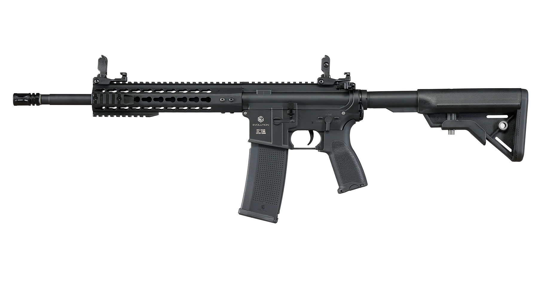 Evolution Airsoft M4 Recon S 14.5 Zoll Carbontech AEG 6mm BB schwarz Bild 1
