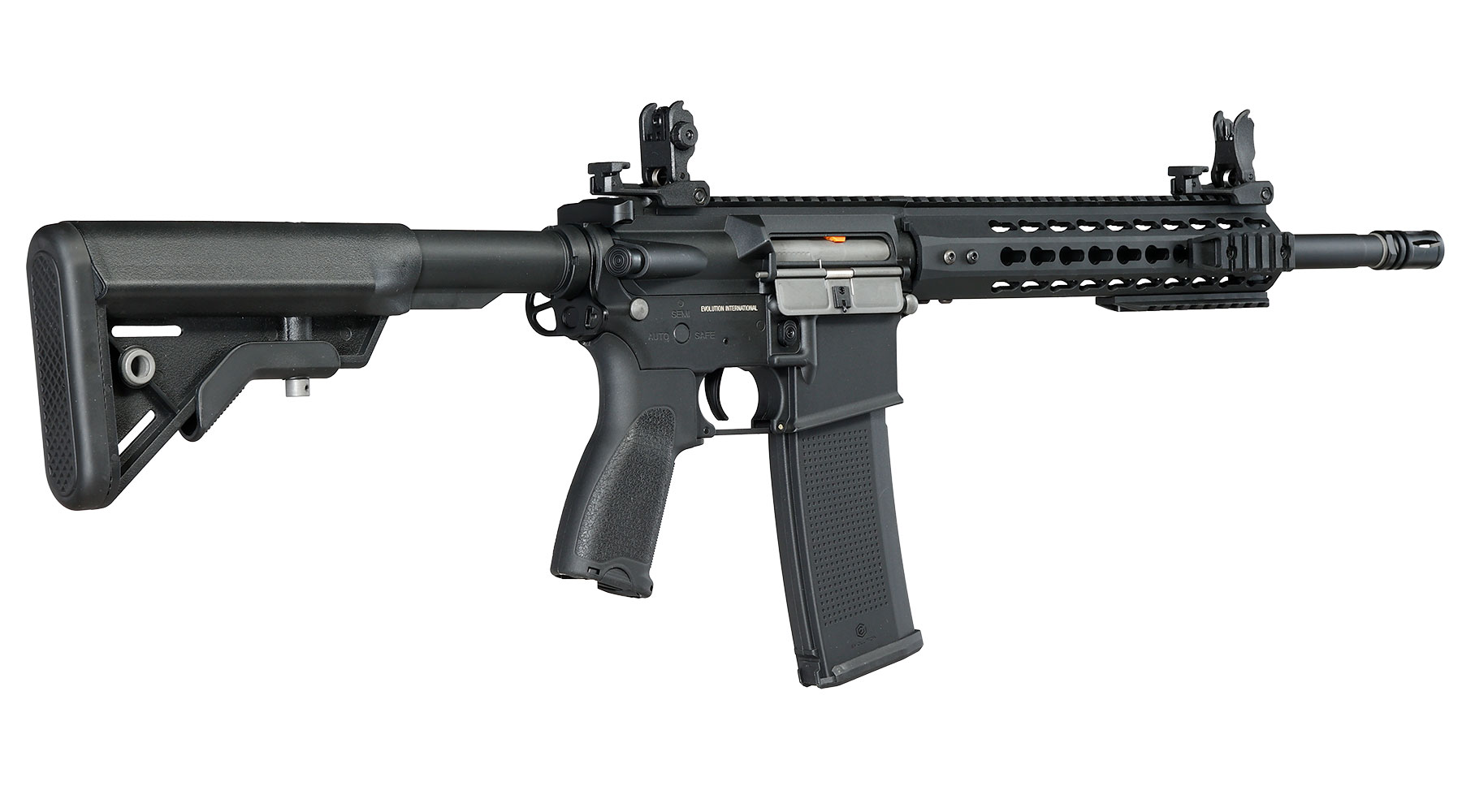 Evolution Airsoft M4 Recon S 14.5 Zoll Carbontech AEG 6mm BB schwarz Bild 4