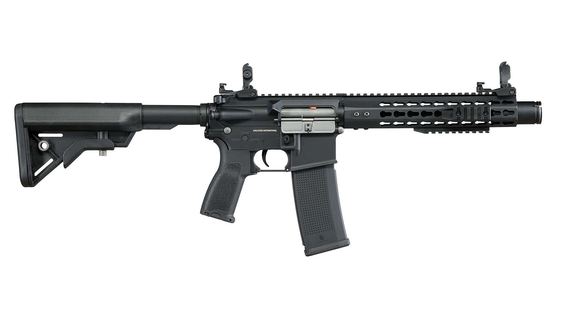 Evolution Airsoft M4 Recon S 10 Amplified Carbontech AEG 6mm BB schwarz Bild 3