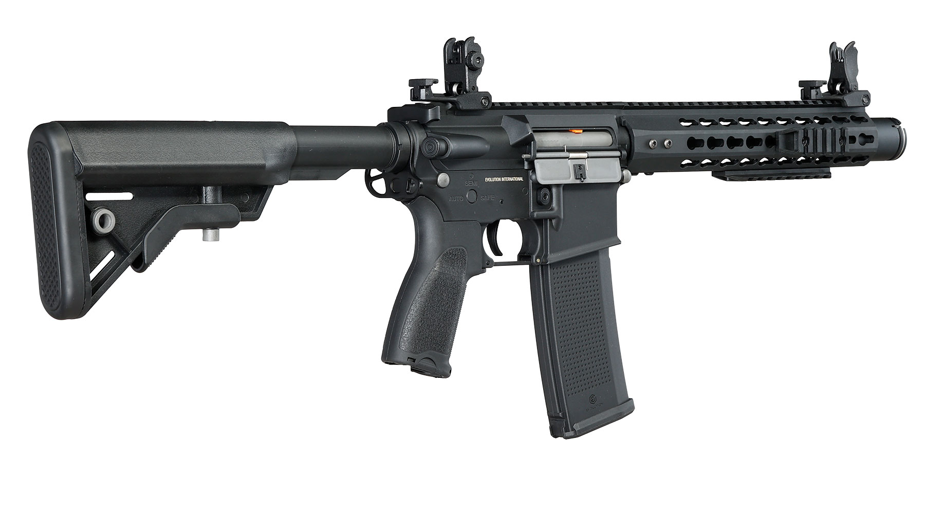 Evolution Airsoft M4 Recon S 10 Amplified Carbontech AEG 6mm BB schwarz Bild 4