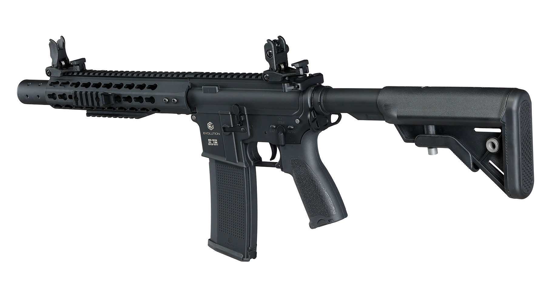 Evolution Airsoft M4 Recon S 10 Silent Ops Carbontech AEG 6mm BB schwarz Bild 11