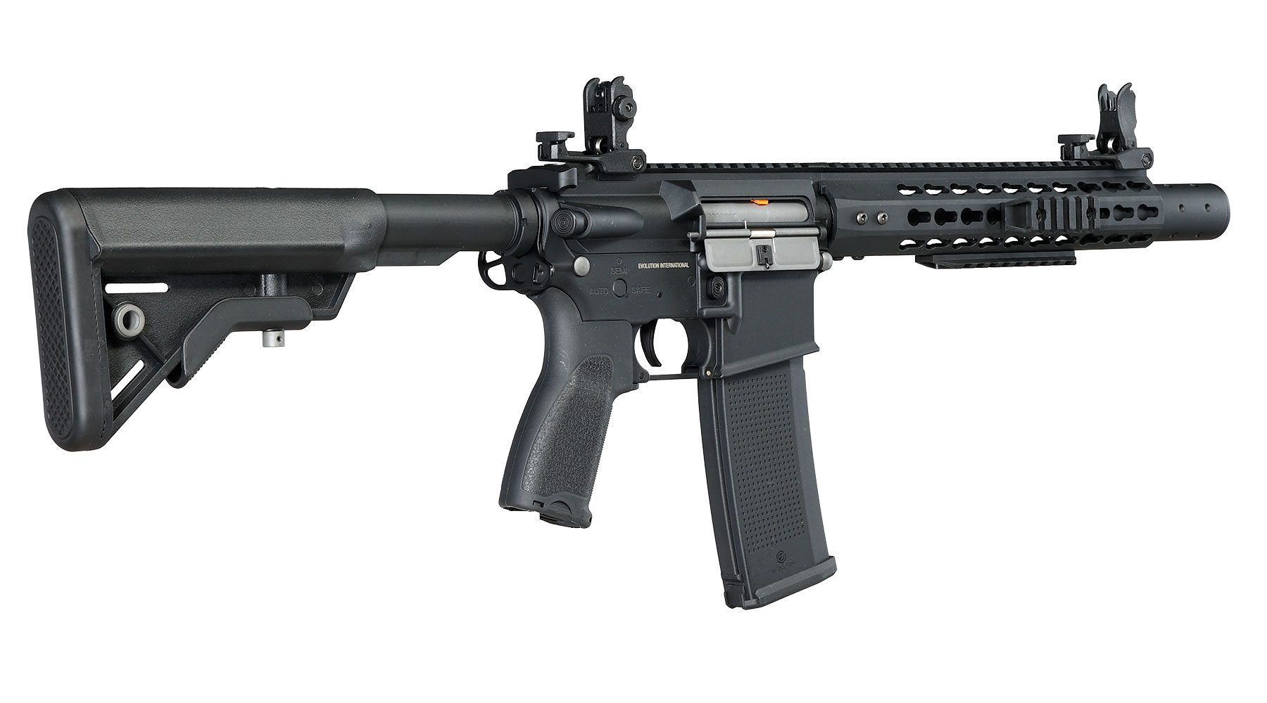 Evolution Airsoft M4 Recon S 10 Silent Ops Carbontech AEG 6mm BB schwarz Bild 4