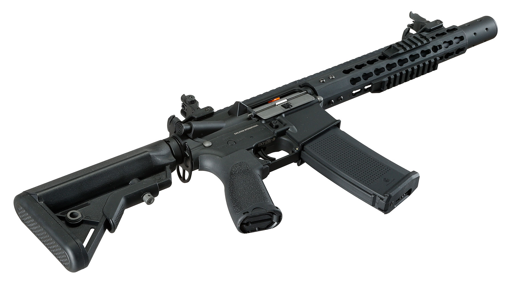 Evolution Airsoft M4 Recon S 10 Silent Ops Carbontech AEG 6mm BB schwarz Bild 5