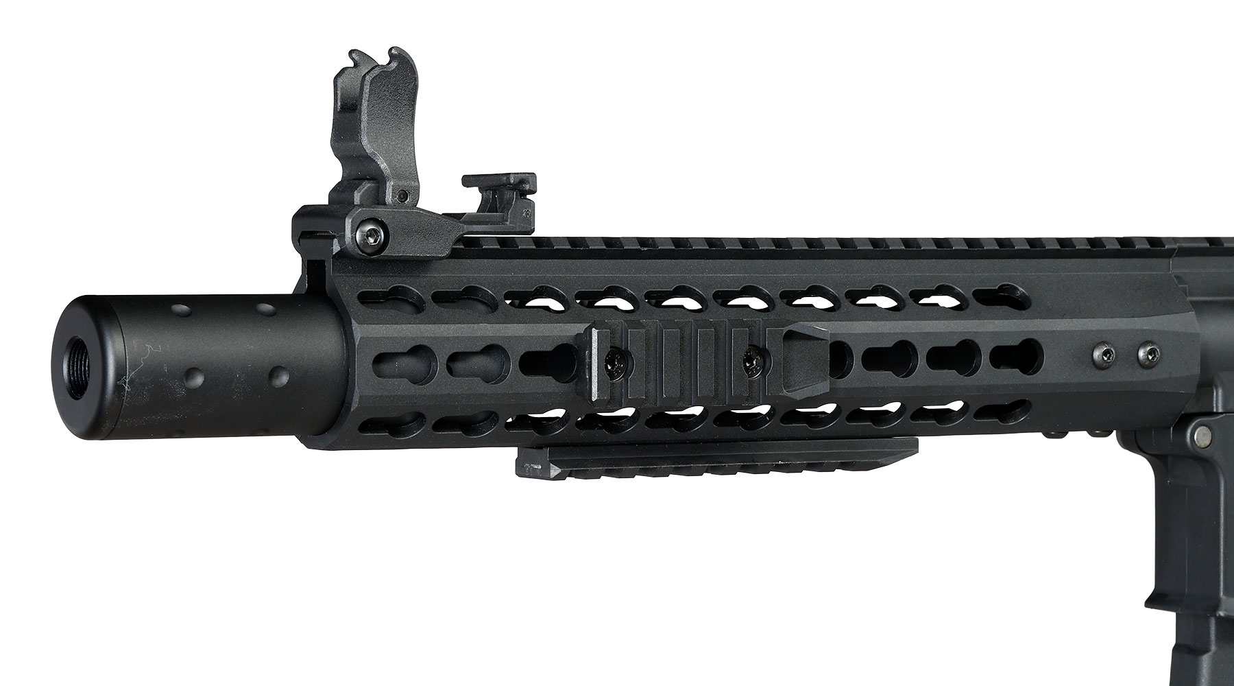 Evolution Airsoft M4 Recon S 10 Silent Ops Carbontech AEG 6mm BB schwarz Bild 7