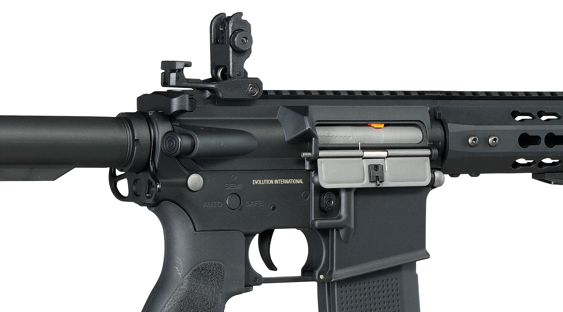 Evolution Airsoft M4 Recon S 10 Silent Ops Carbontech AEG 6mm BB schwarz Bild 9