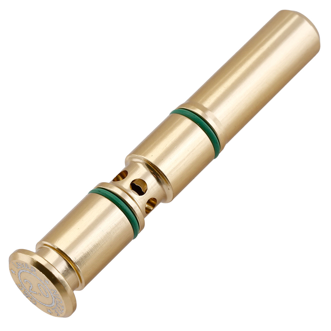 G&G Drop-In Messing Nozzle 2.0 mm goldfarben f. G&G LevAR GBB Rifle Serie Bild 1