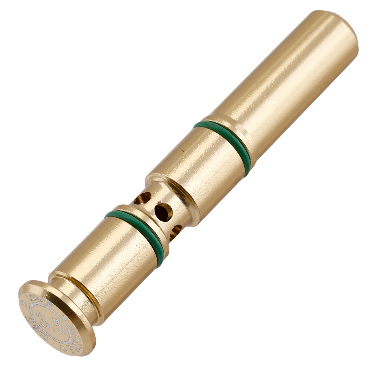 G&G Drop-In Messing Nozzle 3.5 mm goldfarben f. G&G LevAR GBB Rifle Serie Bild 1