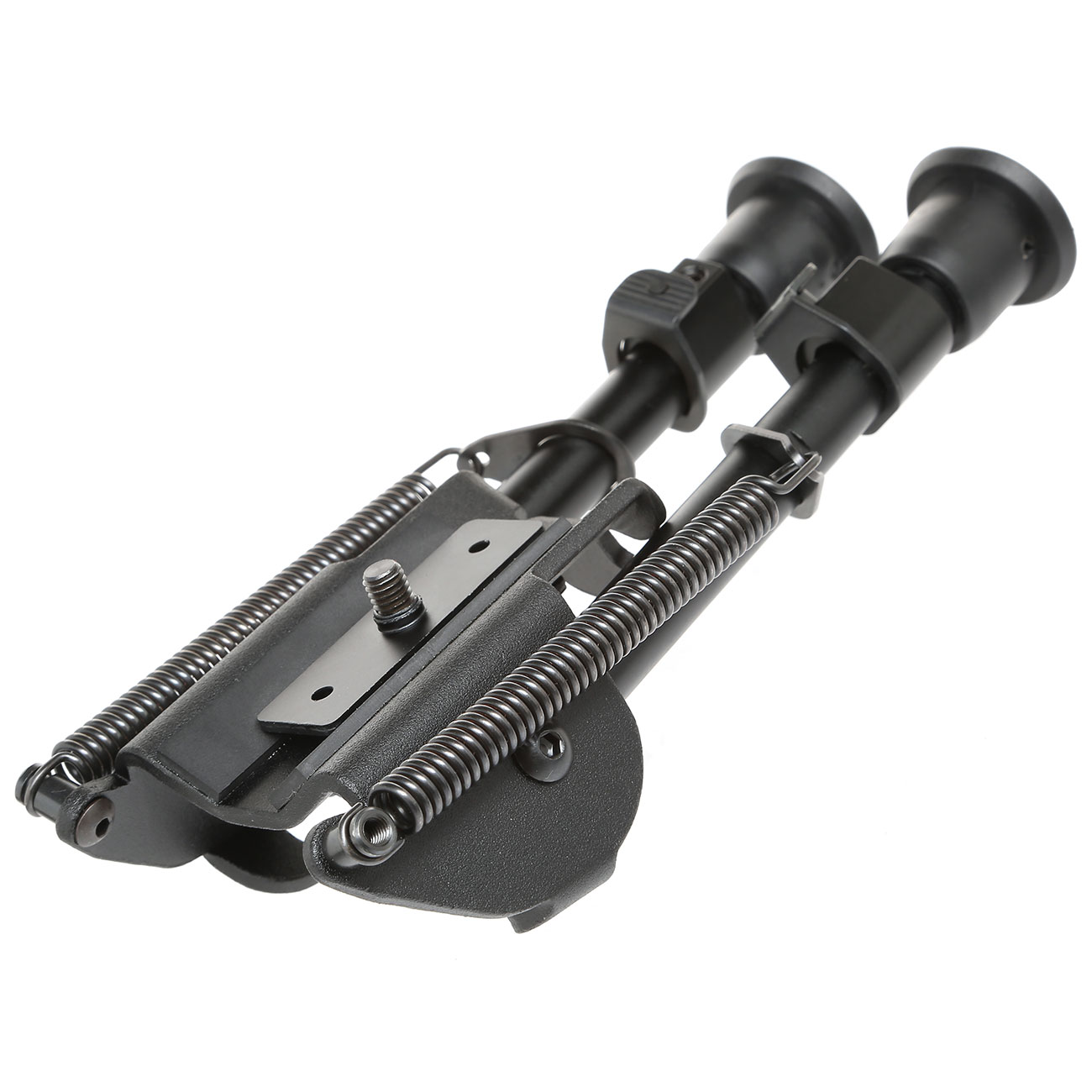 SRC Tactical Zweibein mit 21mm / Sniper / M4 Handguard Halterung - Gummife schwarz Bild 1