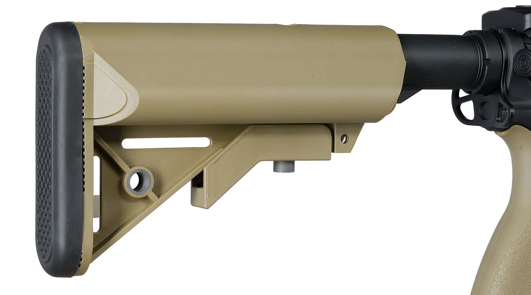 Evolution Airsoft M4 Recon S 10 Zoll Carbontech AEG 6mm BB Black 'n' Tan Bild 10