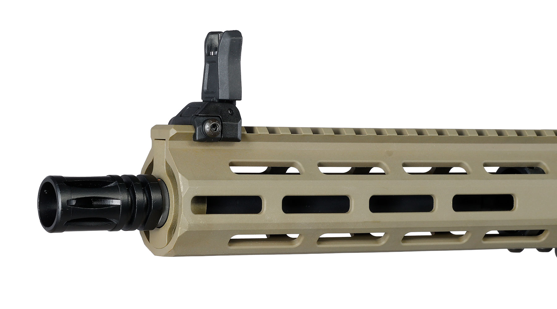 Evolution Airsoft M4 Recon S 10 Zoll Carbontech AEG 6mm BB Black 'n' Tan Bild 7