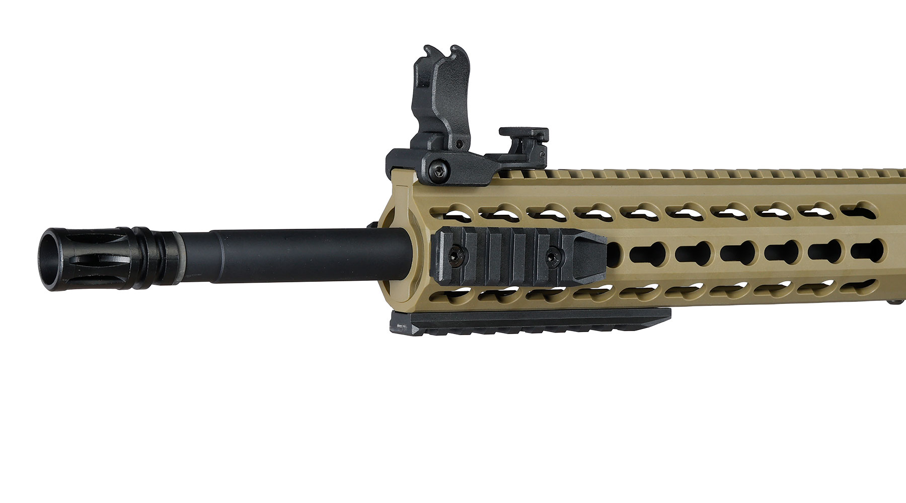 Evolution Airsoft M4 Recon S 14.5 Zoll Carbontech AEG 6mm BB Black 'n' Tan Bild 7