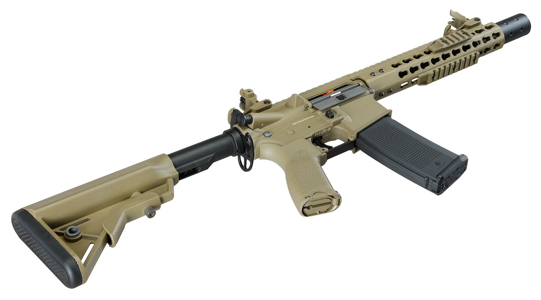 Evolution Airsoft M4 Recon S 10 Silent Ops Carbontech AEG 6mm BB tan Bild 6