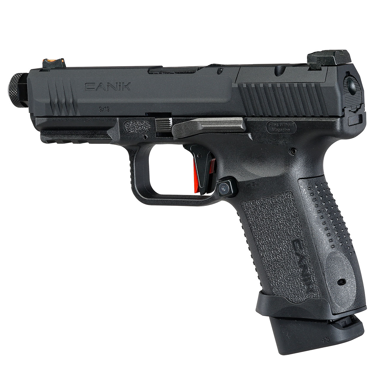Cybergun / AWC CANiK TP9 Elite Combat mit Metallschlitten GBB 6mm BB schwarz - CNC-Version Bild 10
