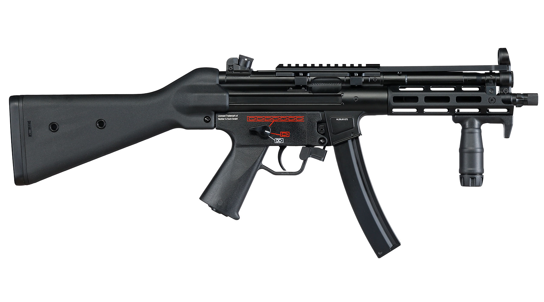 Heckler & Koch MP5 Sportsline EyeTrace Vollmetall Airsoft ECU-Mosfet S-AEG 6mm BB schwarz Bild 2