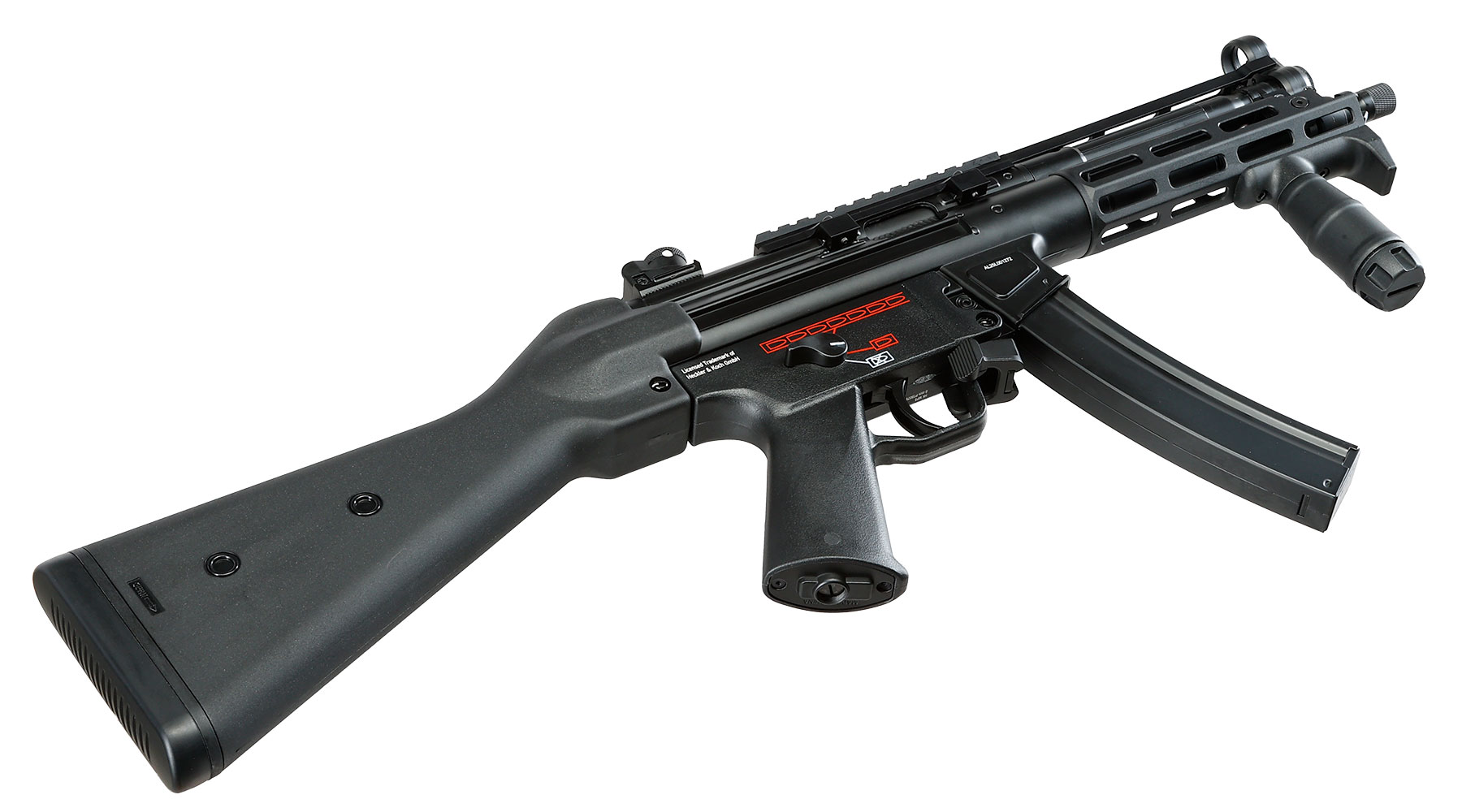 Heckler & Koch MP5 Sportsline EyeTrace Vollmetall Airsoft ECU-Mosfet S-AEG 6mm BB schwarz Bild 4