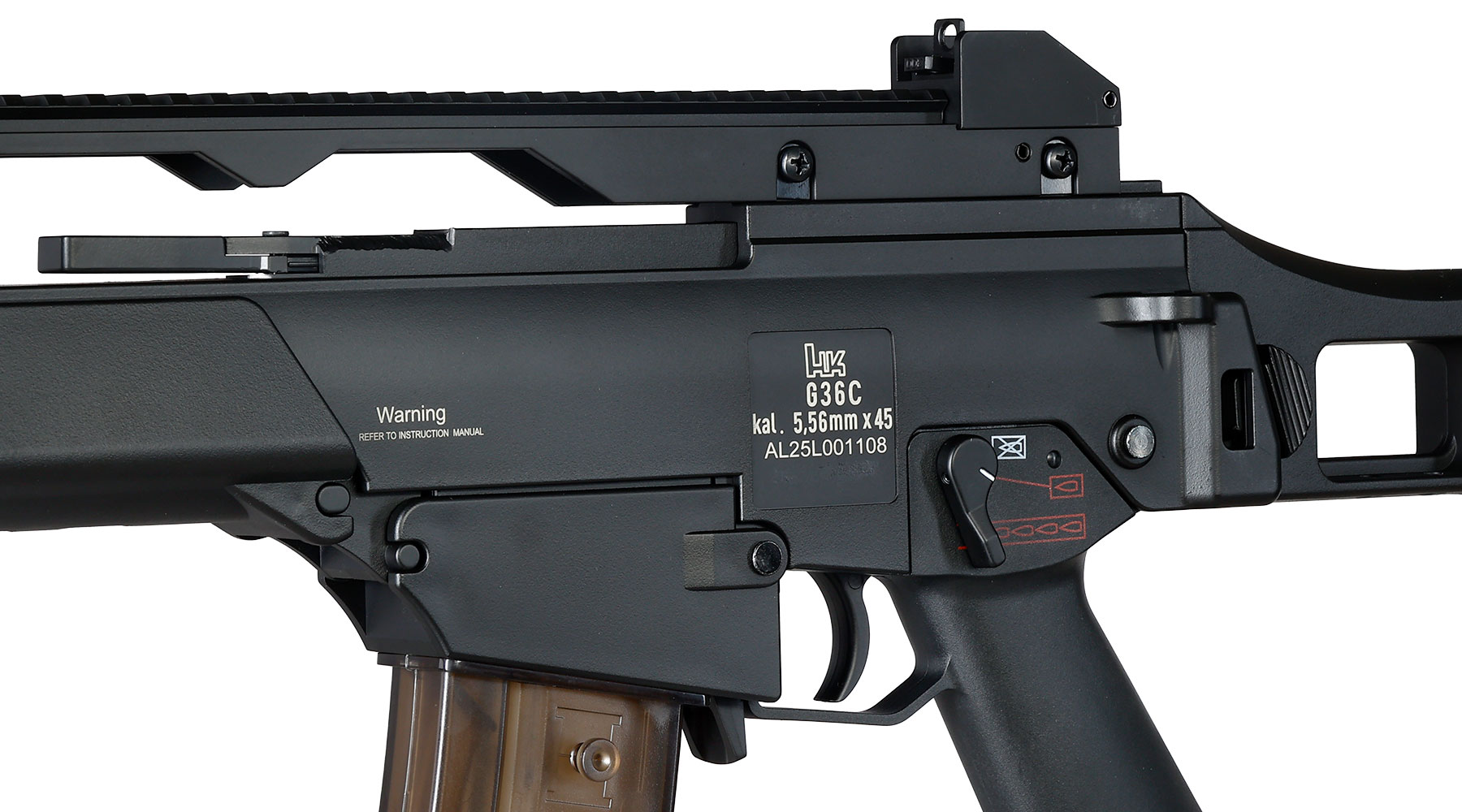 Heckler & Koch G36C Sportsline EyeTrace Airsoft ECU-Mosfet S-AEG 6mm BB schwarz Bild 7